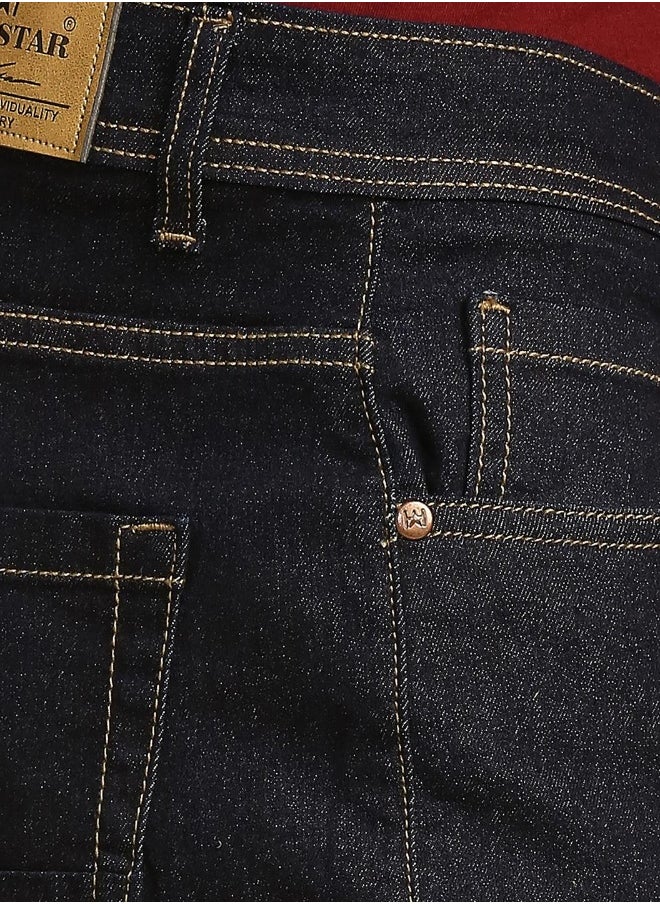 Men Blue Bootcut Jeans