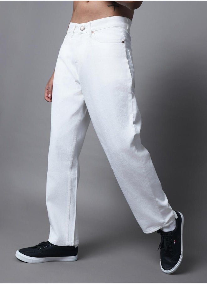 Mens White Jeans