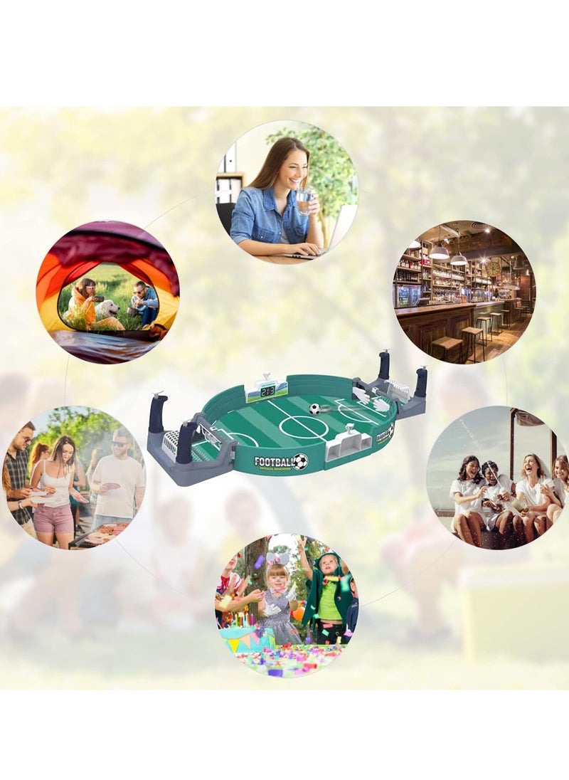 2022 Worlds Cup Mini Table Football Games, Portable Childrens Football Battle Table with 6 Football Parent-child Interactive Toys Mini Pressure Relief Table Soccer Early Education Toys