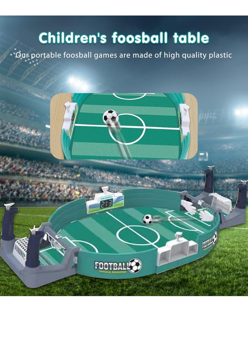 2022 Worlds Cup Mini Table Football Games, Portable Childrens Football Battle Table with 6 Football Parent-child Interactive Toys Mini Pressure Relief Table Soccer Early Education Toys