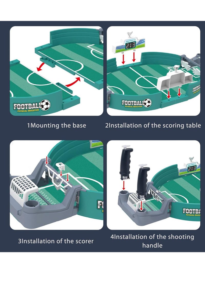 2022 Worlds Cup Mini Table Football Games, Portable Childrens Football Battle Table with 6 Football Parent-child Interactive Toys Mini Pressure Relief Table Soccer Early Education Toys