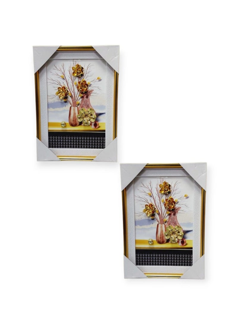 AKDC Docoration Acrylic Picture Frame Set of 2 Wall Hanging Home Office Shop Store Decoration Festivals Gift -25x35cm