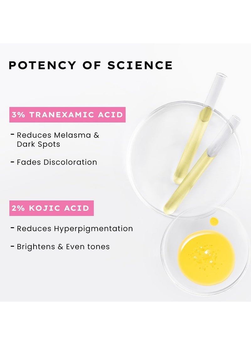 Advanced De-Pigmentation Serum For Hyperpigmentation, Melasma, Dark Spots & Scars With 2% Kojic Acid | Visibly Brightens & Even Tones Skin - 30ml