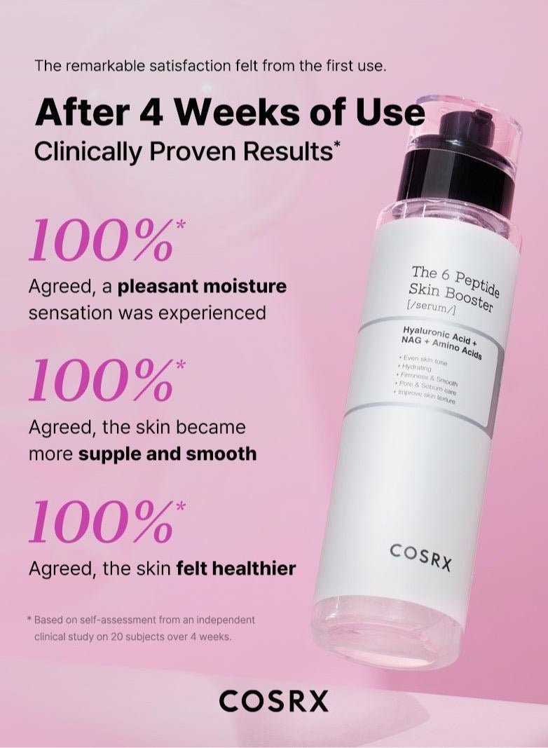 Due Wrinkle and Elasticity Booster - The 6 Peptide Skin Booster Serum - The Retinol 0.5 Serum -  Certified Original Anti-Aging and Skin Renewal Solutions 170ml