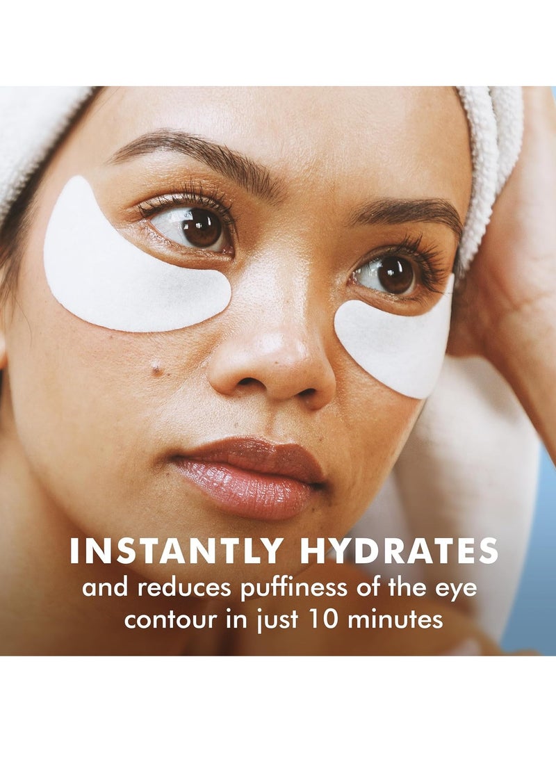skyn ICELAND Hydro Cool Firming Under Eye Patches with Peptides and Coenzyme Q10 Instant Cooling Relief for Tired Puffy Eyes, 16 Pairs