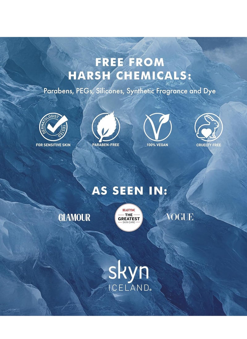 skyn ICELAND Hydro Cool Firming Under Eye Patches with Peptides and Coenzyme Q10 Instant Cooling Relief for Tired Puffy Eyes, 16 Pairs