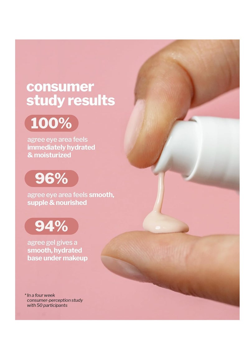 Cocokind Peptide Eye Gel, Lightweight and Hydrating Fine Line Treatment to Reduce Wrinkles, Made for Sensitive Skin, Fragrance Free, Cruelty Free, Vegan, .5oz