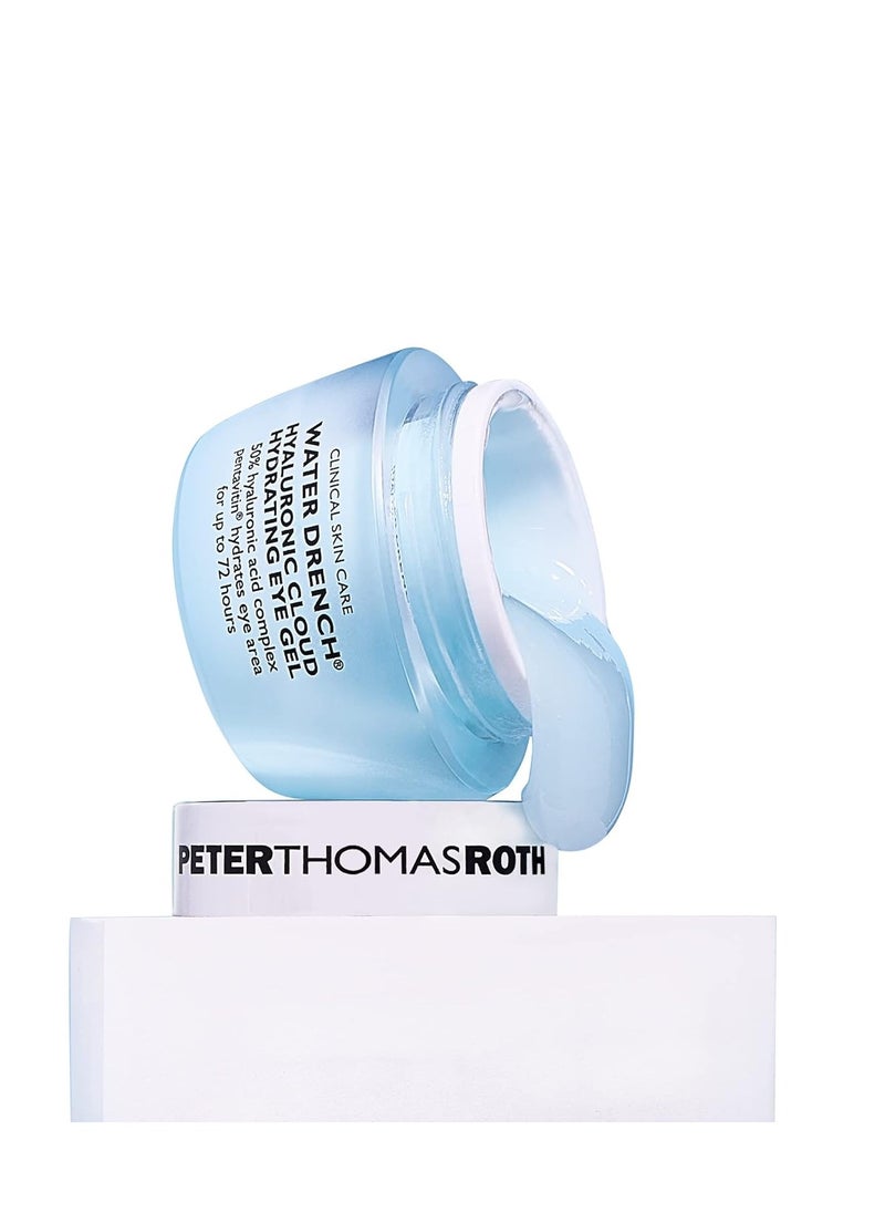 Peter Thomas Roth | Water Drench Hyaluronic Cloud Hydrating Eye Gel | Hyaluronic Acid Eye Gel With Caffeine, for Fine Lines, Wrinkles, Under-Eye Puffiness and Dark Circles