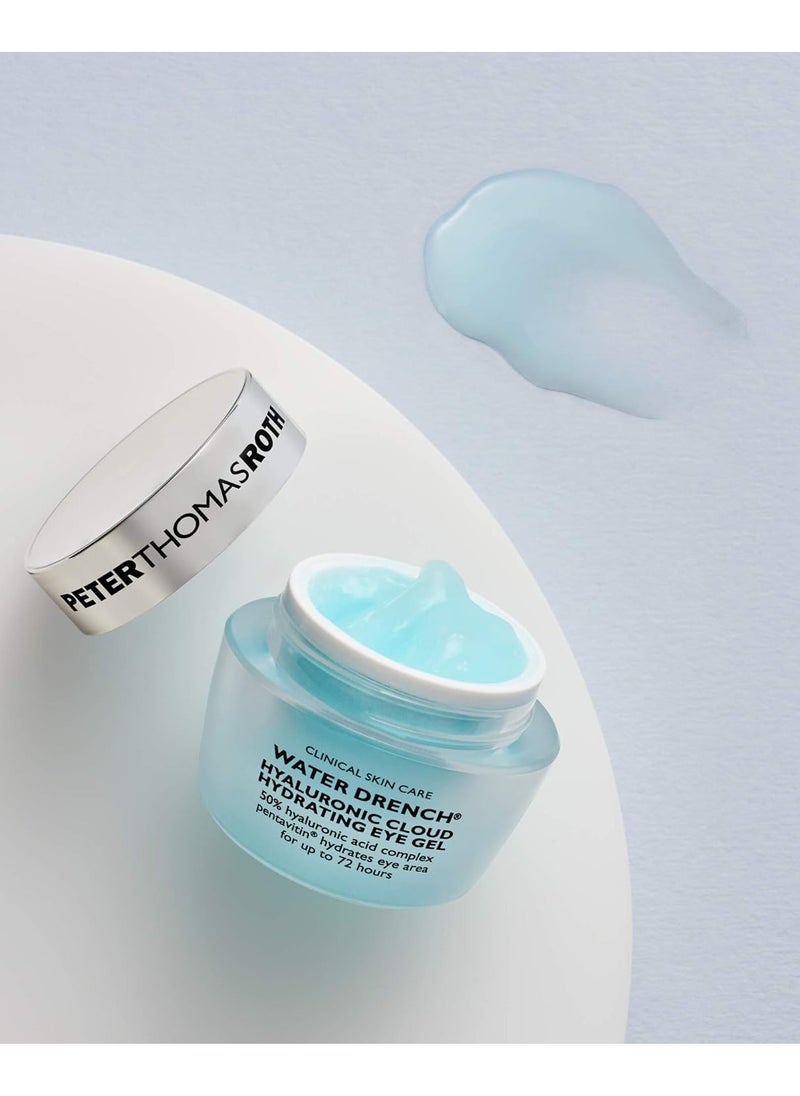 Peter Thomas Roth | Water Drench Hyaluronic Cloud Hydrating Eye Gel | Hyaluronic Acid Eye Gel With Caffeine, for Fine Lines, Wrinkles, Under-Eye Puffiness and Dark Circles