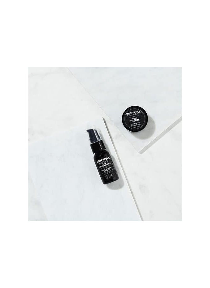 Restoring Eye Routine for Men, Eye Serum and Eye Cream for Men Unscented