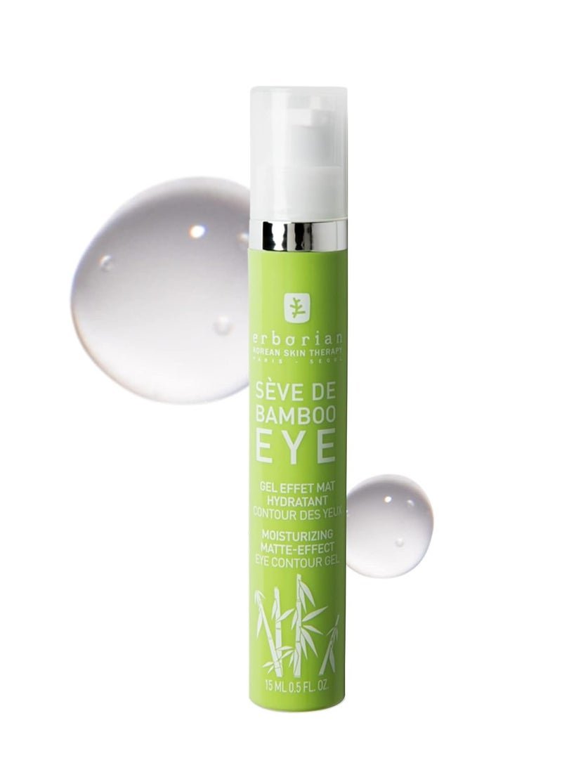 Erborian-Sève de Bamboo Eye- Hydrating & Moisturizing Eye Cream,Anti-Aging Eye Contour Gel treatment- Soothing & Visibly Reduces Signs of Fatigue,Fine Lines & Dark Circles- Korean Skincare- 0.5oz