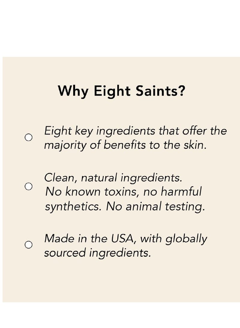 Eight Saints Light Show Brightening Eye Gel, Natural and Organic Anti Aging Cooling Eye Gel to Reduce Puffiness, Wrinkles and Calms Under Eye Skin, 0.5 Ounces