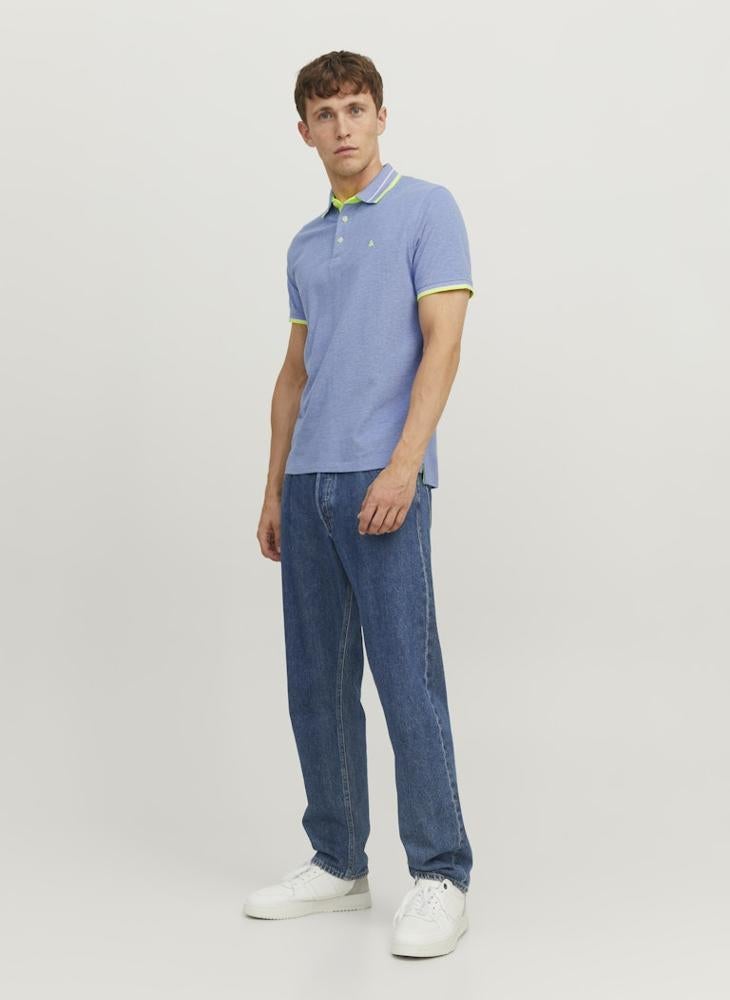 Jjepaulos  Logo Print Polo Shirt