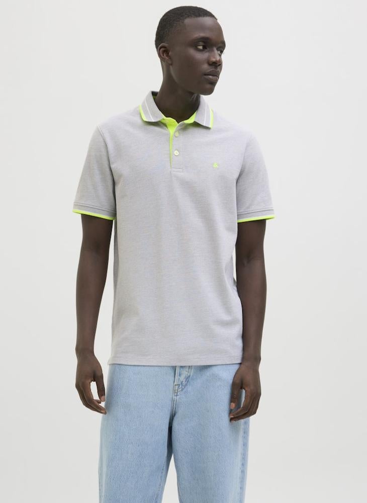 Jjepaulos Logo Print Polo Shirt