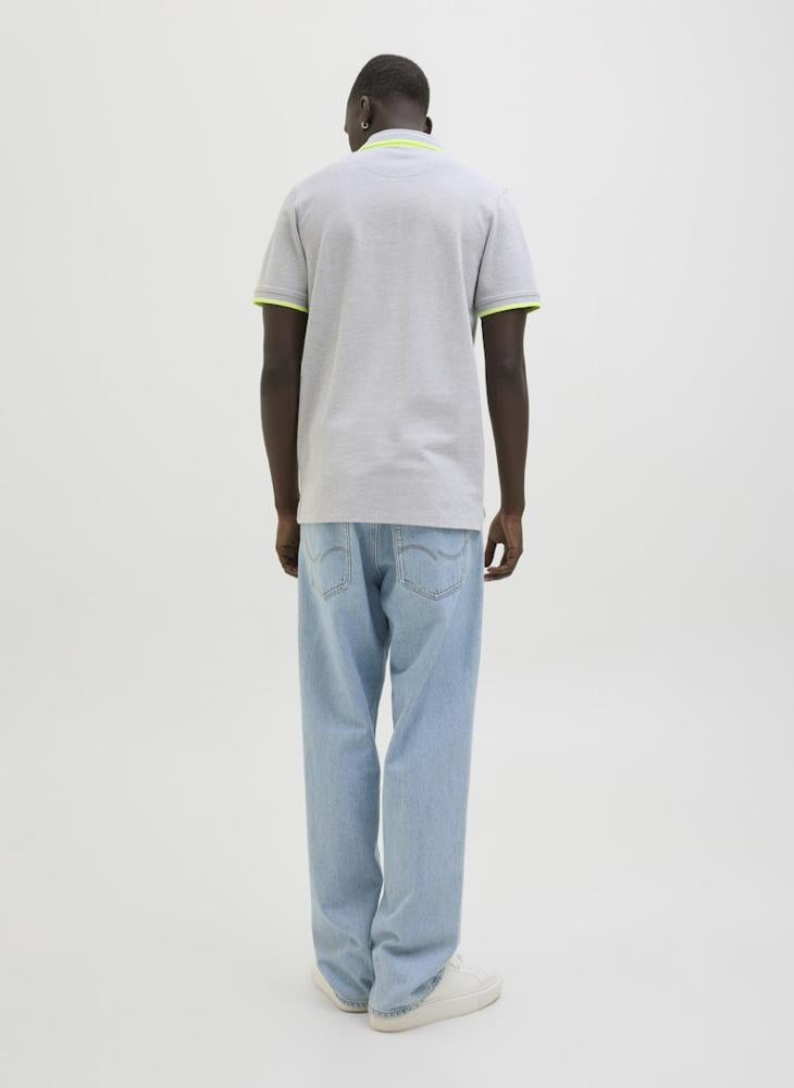 Jjepaulos Logo Print Polo Shirt