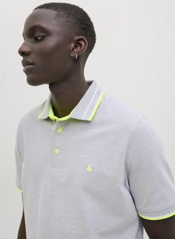 Jjepaulos Logo Print Polo Shirt