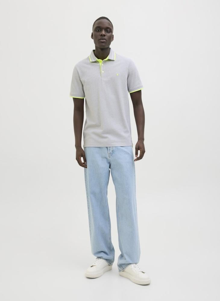 Jjepaulos Logo Print Polo Shirt