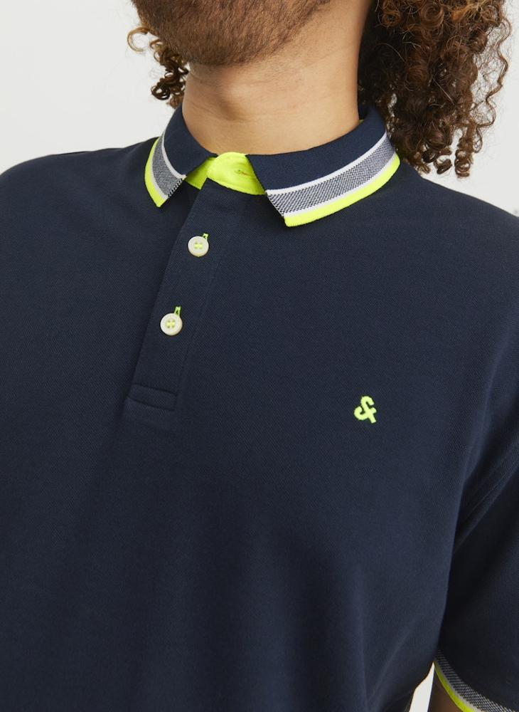Plus Size Logo Print Polo Shirt