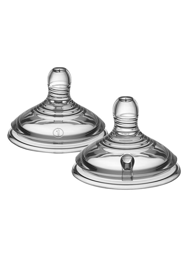 Closer To Nature Teats Medium Flow 2 Pack