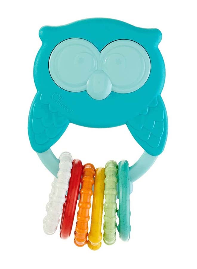Eco+ Owly Plastic Rattle 3-18M