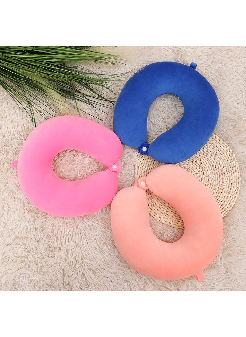 Wholesale U-shaped pillow custom logo office lunch break pillow neck pillow travel neck pillow aircraft car U-shaped pillow