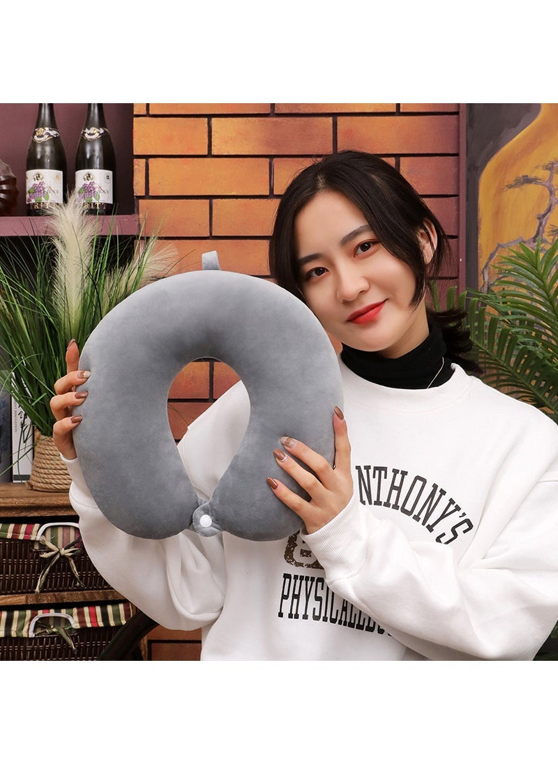 Wholesale U-shaped pillow custom logo office lunch break pillow neck pillow travel neck pillow aircraft car U-shaped pillow