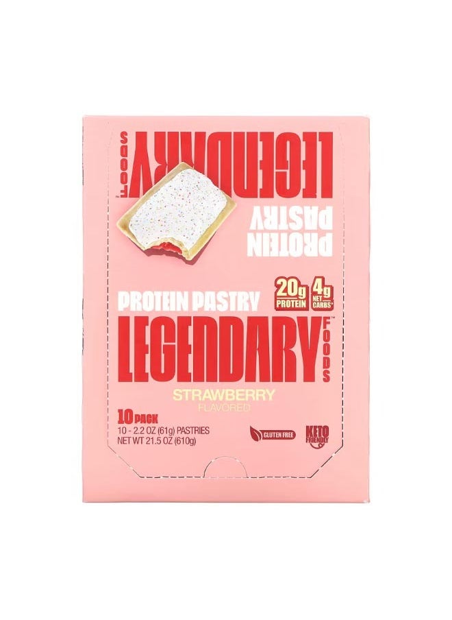 Protein Pastry Strawberry 10 Pack 2.2 oz 61 g Each