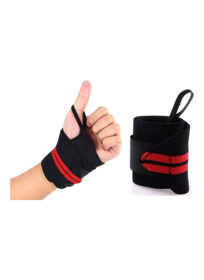 2-Piece Adjustable Sports Wrist Wraps Guard