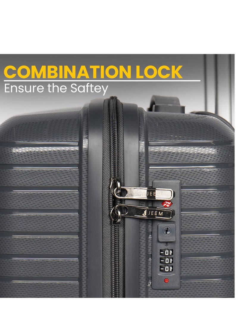 Luggage Bag PP 01 - Travel Suitcase & Trolley Set, Lightweight Suitcase Set & Carry-On Luggage