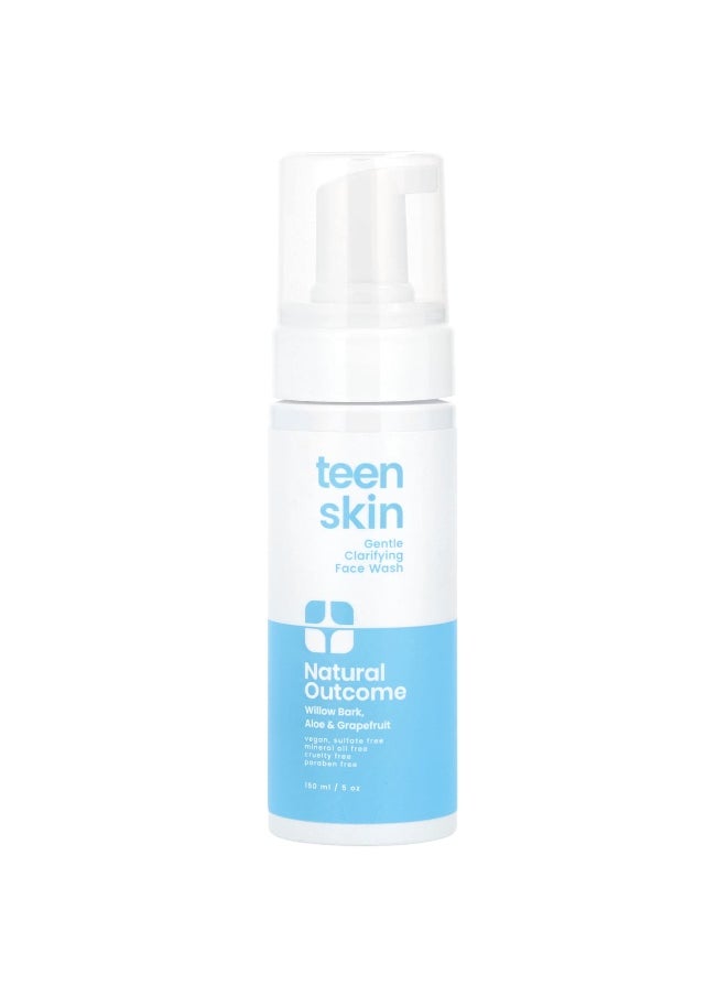 Natural Outcome, Teen Skin, Gentle Clarifying Face Wash, 5 oz (150 ml)
