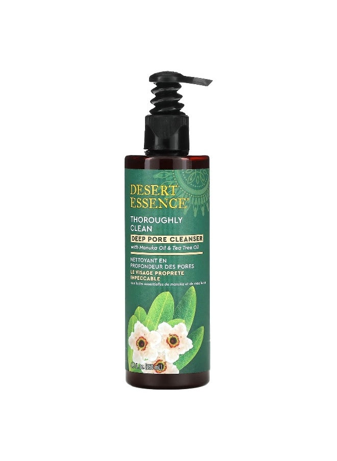 Desert Essence, Thoroughly Clean Deep Pore Cleanser, 8.5 fl oz (250 ml)