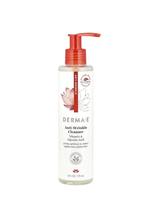 DERMA E, Anti-Wrinkle Cleanser, 6 fl oz (175 ml)