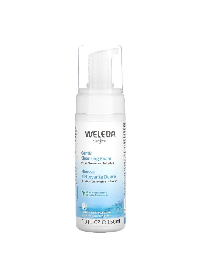 Weleda, Gentle Cleansing Foam, Witch Hazel Extracts, 5 fl oz (150 ml)