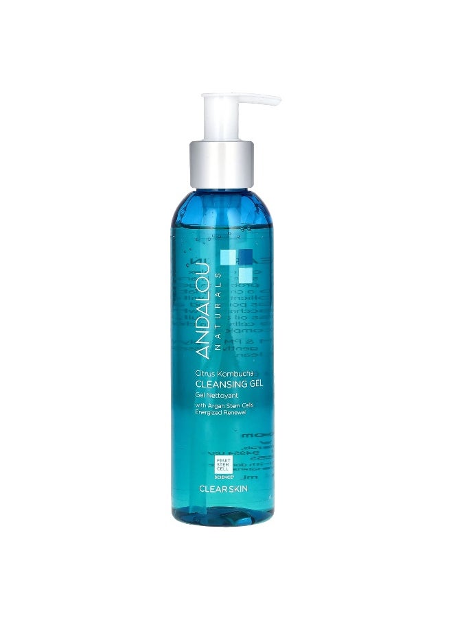 Andalou Naturals, Citrus Kombucha Cleansing Gel, Clear Skin, 6 fl oz (178 ml)