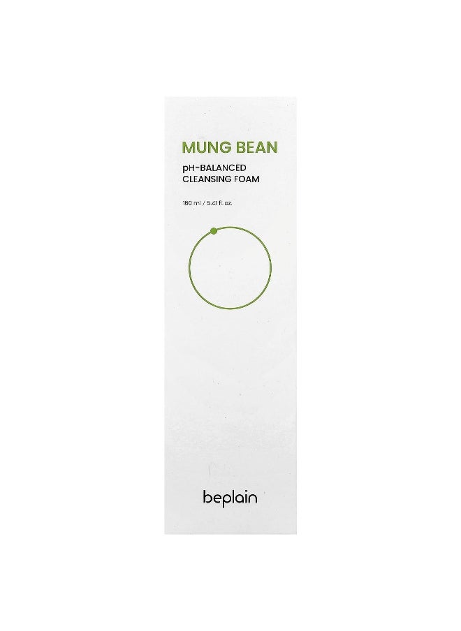 Beplain, Mung Bean pH-Balanced Cleansing Foam, 5.41 fl oz (160 ml)