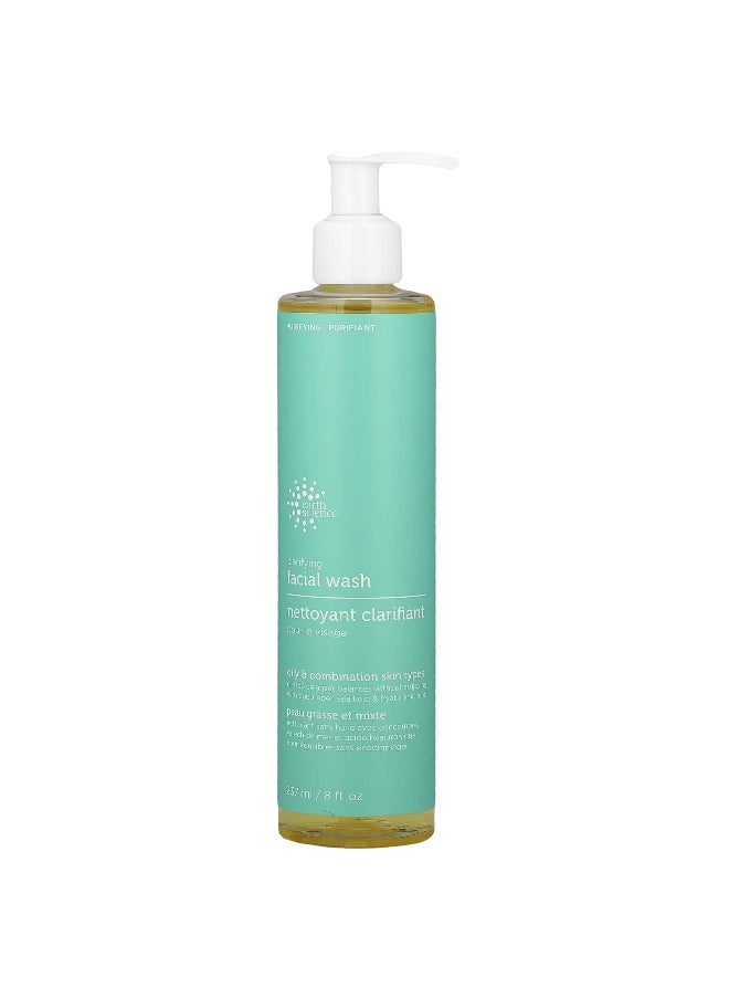 Earth Science, Clarifying Facial Wash, Oily & Combination Skin Types, 8 fl oz (237 ml)