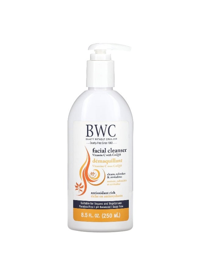 Beauty Without Cruelty, Facial Cleanser, With Vitamin C & CoQ10, 8.5 fl oz (250 ml)