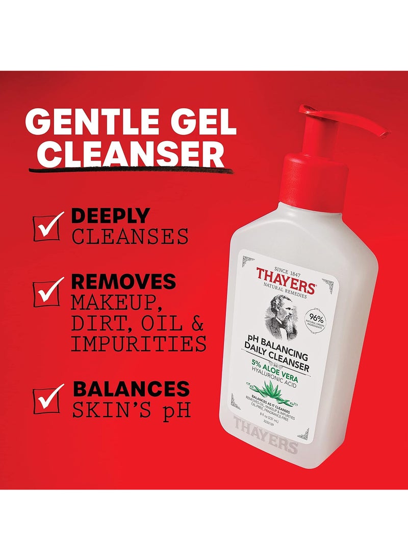 Balancing Daily Cleanser Face Wash with Aloe Vera 8 FL Oz.
