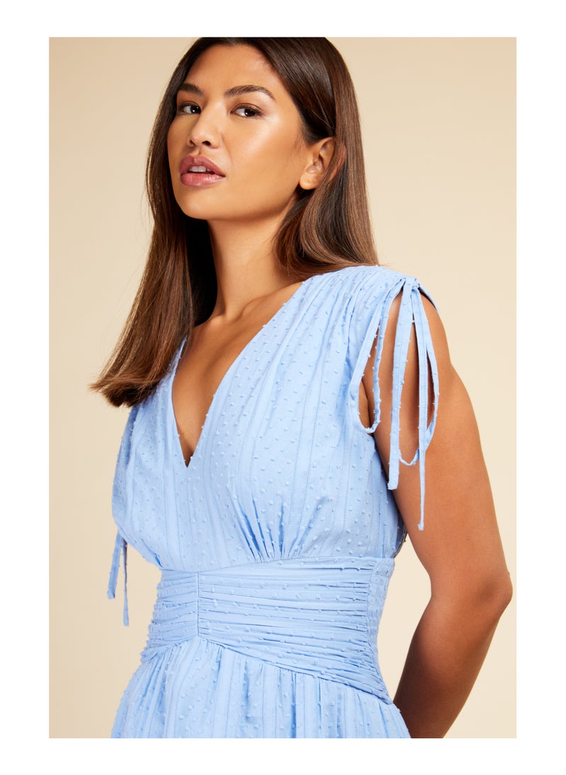 Textured A-Line Dress