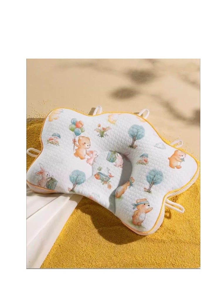 7A Antibacterial Maternal and Child Grade Shaped Pillow Round Head Shaped Pillow for Babies and Infants