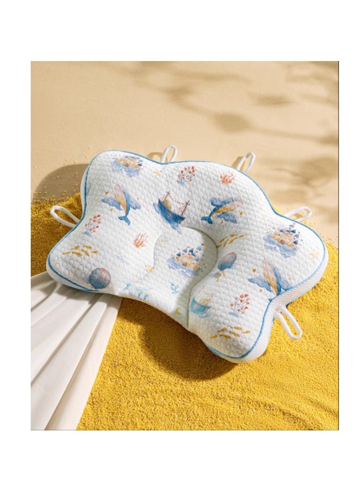 7A Antibacterial Maternal and Child Grade Shaped Pillow Round Head Shaped Pillow for Babies and Infants