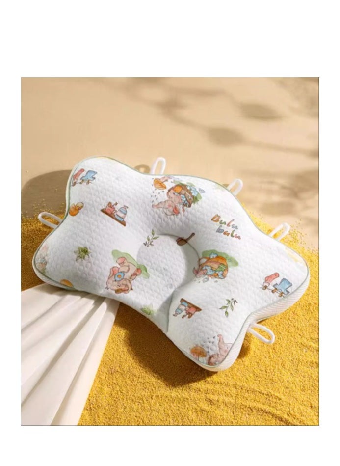 7A Antibacterial Maternal and Child Grade Shaped Pillow Round Head Shaped Pillow for Babies and Infants