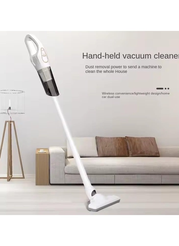 Vacuum Cleaner 2ht -in-1 Handheld Stick, 6000Pa Suction, 120W Power, Lightweight & Powerful with Washable Filter – Perfect for Home, Car, Carpet & Hard Floors