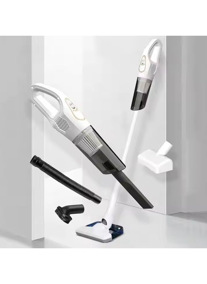 Vacuum Cleaner 2ht -in-1 Handheld Stick, 6000Pa Suction, 120W Power, Lightweight & Powerful with Washable Filter – Perfect for Home, Car, Carpet & Hard Floors