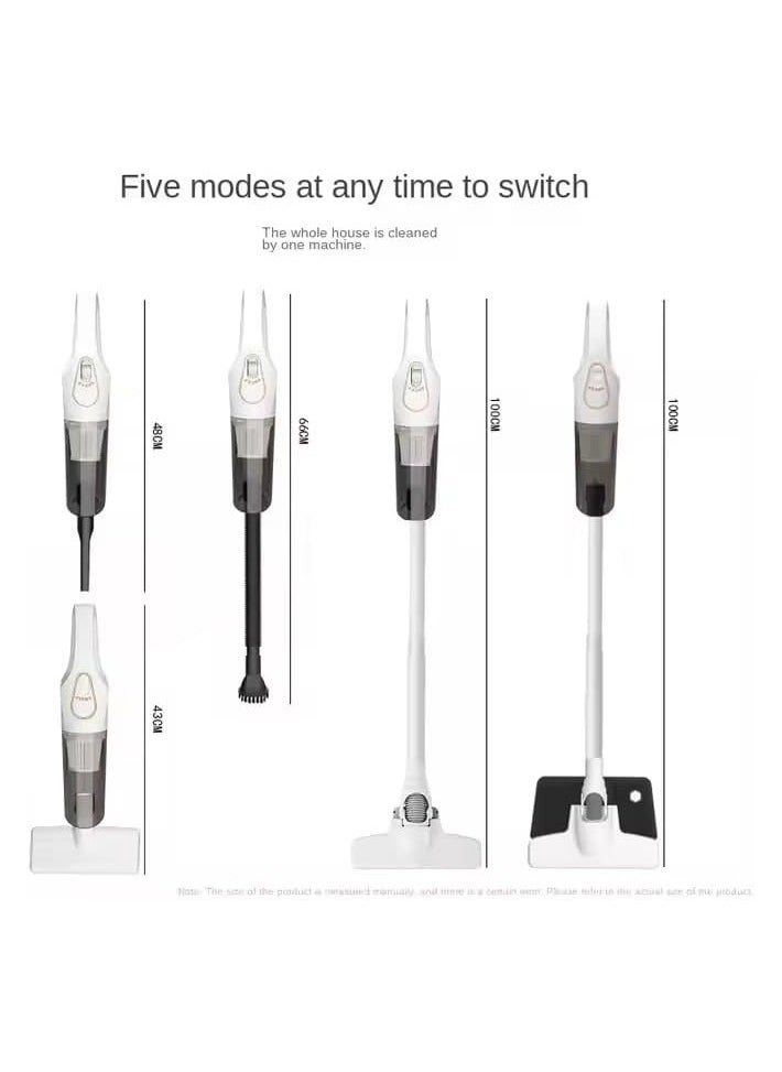 Vacuum Cleaner 2ht -in-1 Handheld Stick, 6000Pa Suction, 120W Power, Lightweight & Powerful with Washable Filter – Perfect for Home, Car, Carpet & Hard Floors