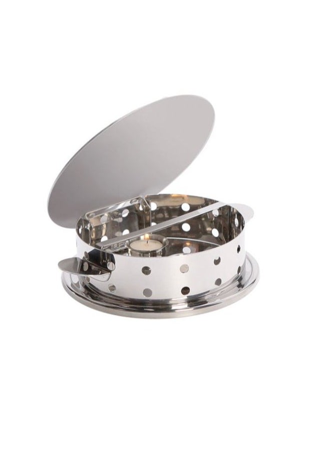 Round Plate Warmer Ø23.5cm x H7.5cm – Candle Heated