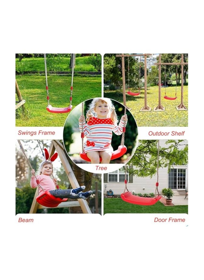 Kids Swing Seat, Outside Swing Seat Strong Tree Swing for Playground Backyard Holds 220lbs/100kg for 3-10 Years Kids Children