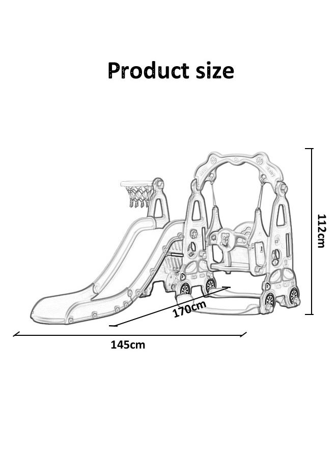 Multi-Functional 3 Year Old Playground Baby Kid Swing Slide Set Children Indoor