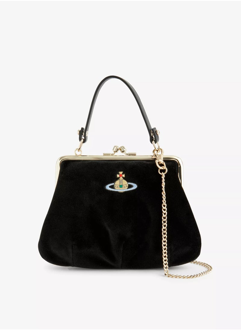 Velvet Dumpling Bag Crossbody Bag