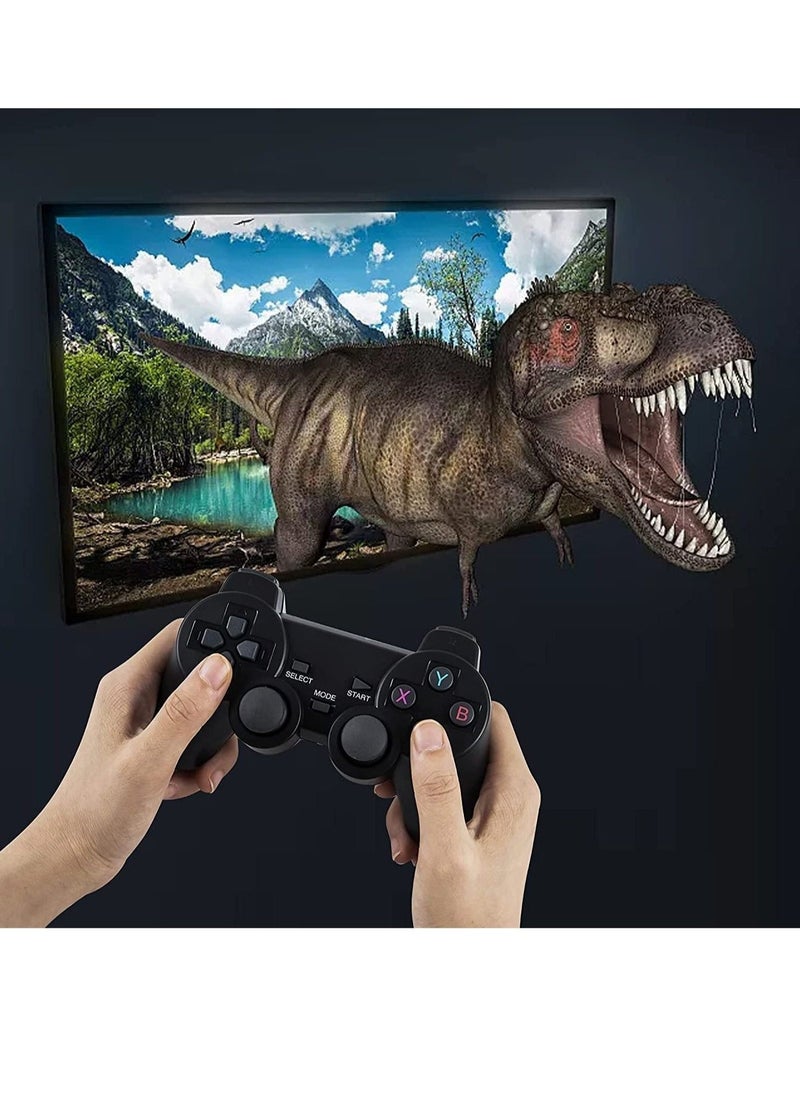 M8 Wireless HDMI Game Console – Plug & Play 64GB Retro Gaming Stick with 10,000+ Classic Games, Hidden USB Flash Drive, Supports 9 Emulators, 2 Wireless Controllers, HD Output
